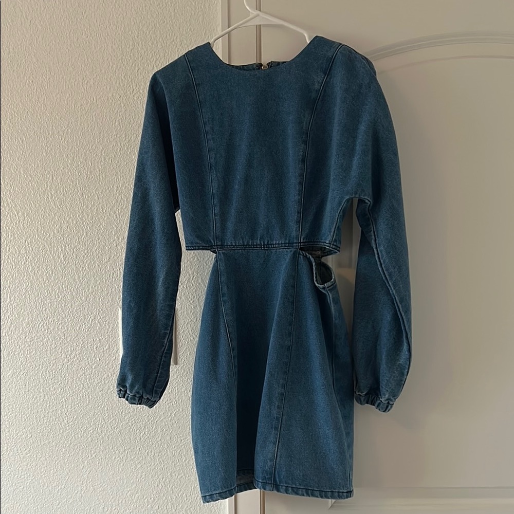 Denim Long Sleeve Dress